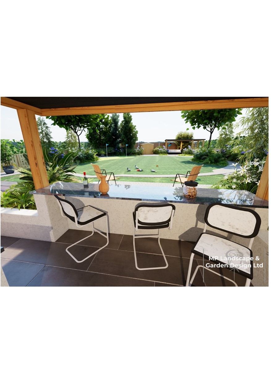 Landscape design for a property in Wakefield by MP Landscape & Garden Design Ltd