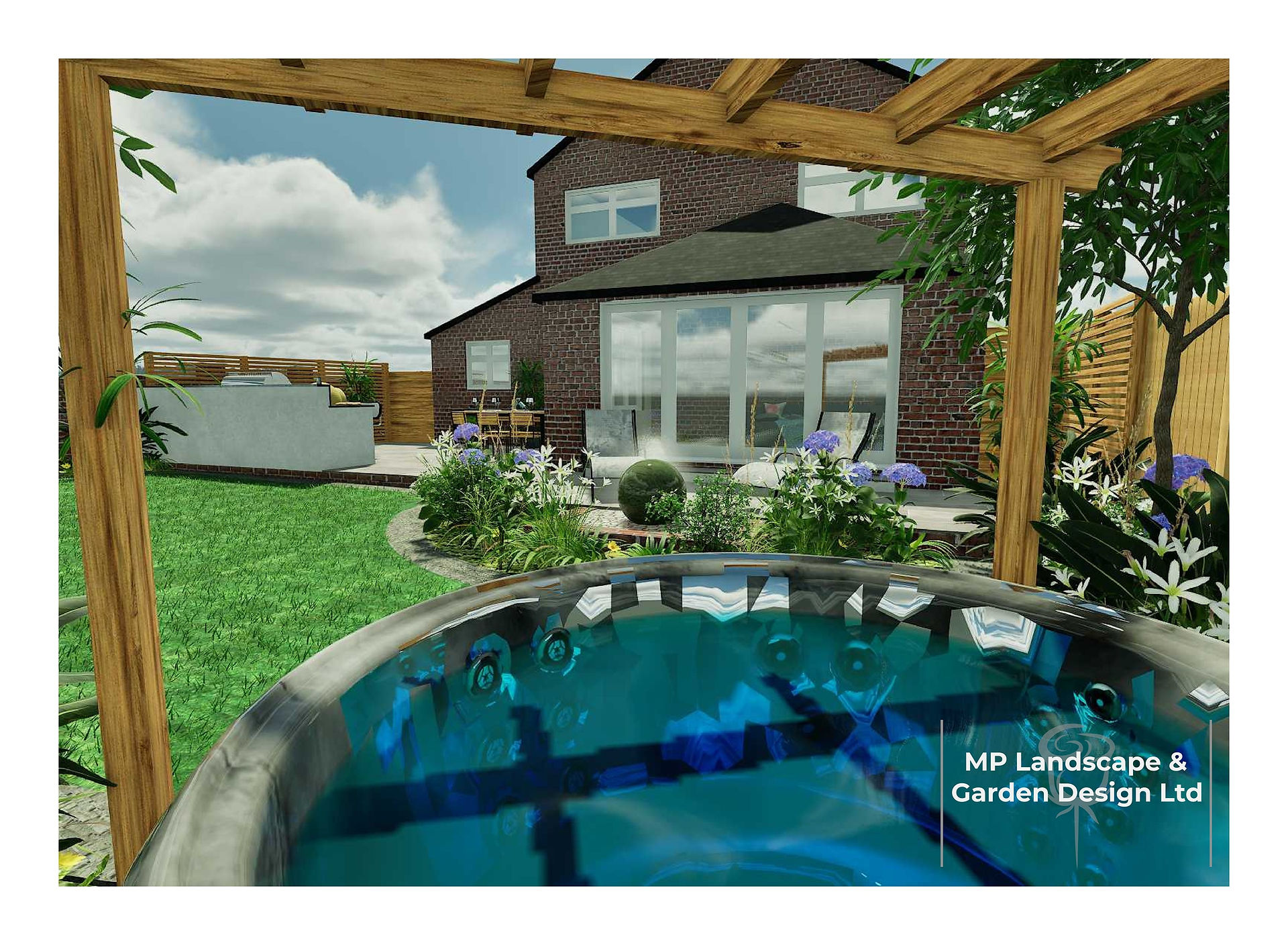 Garden design for a property in Wakefield by MP Landscape & Garden Design Ltd