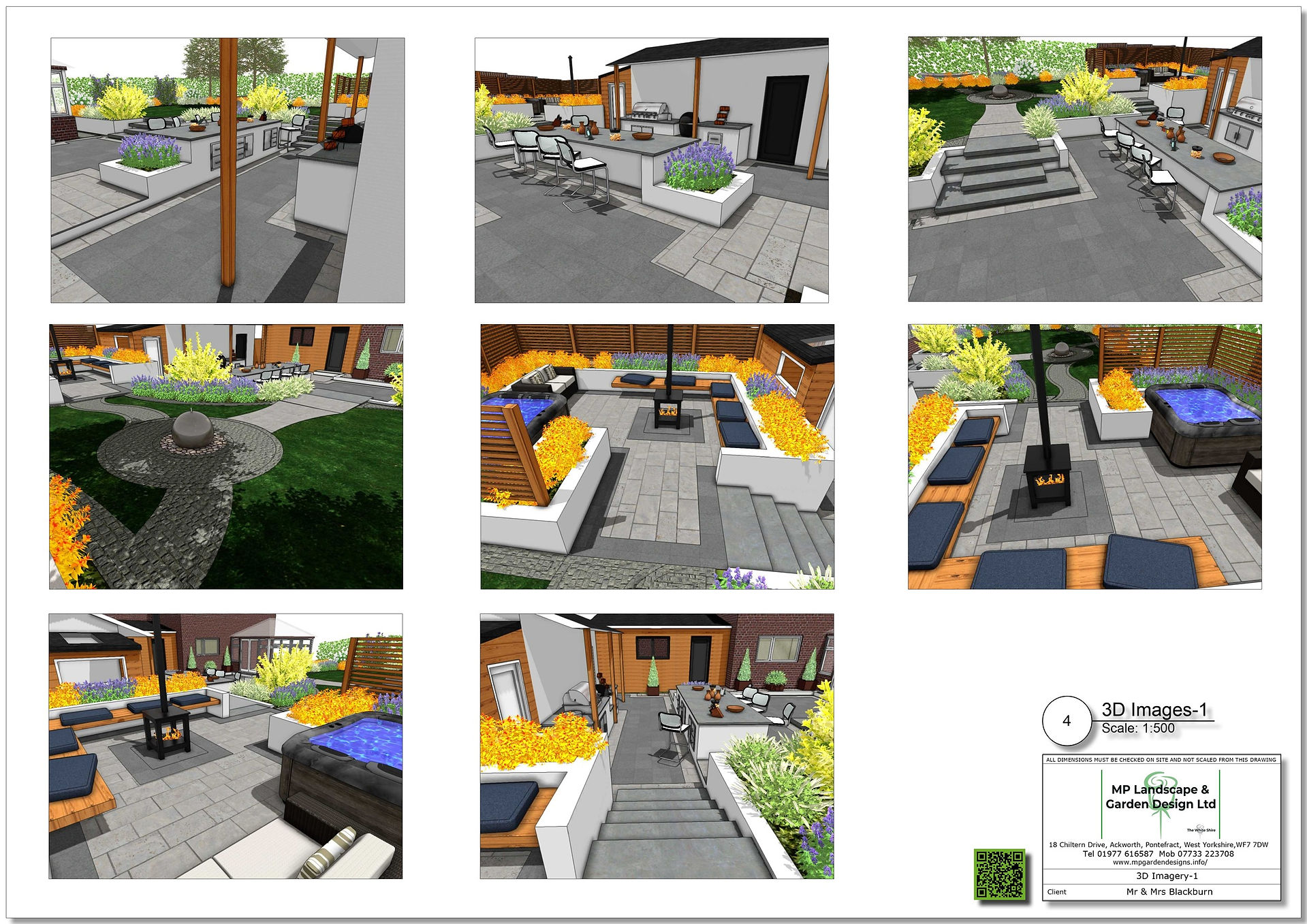 Garden design for a property in Wakefield by MP Landscape & Garden Design Ltd
