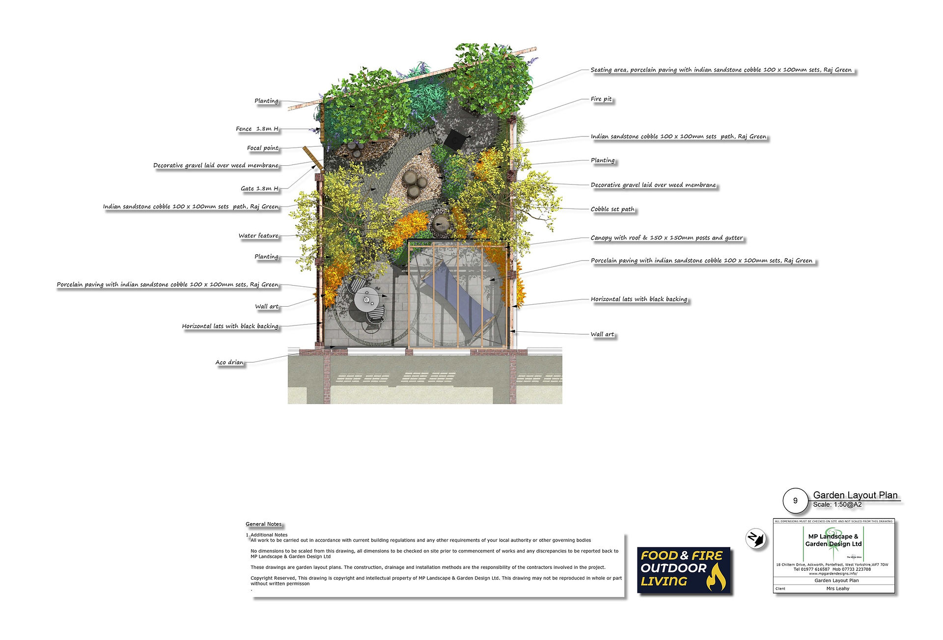 Garden design in Wakefield by MP Landscape & Garden Design