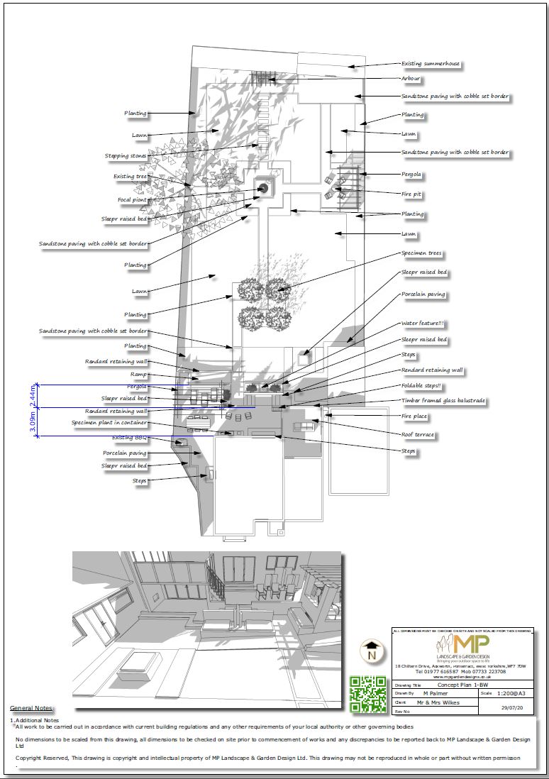 3, Concept plan-1 for a property in Wakefield