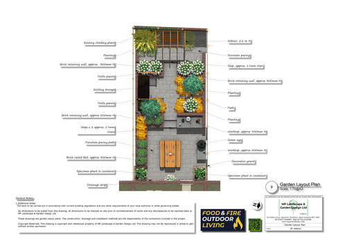 Garden design fro a property in Wakefield by MP Landscape & Garden Design Ltd