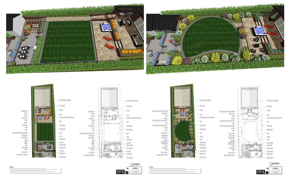Landscape design for a property in Bradford by MP Landscape & Garden design Ltd