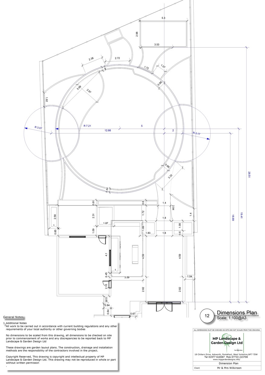 Landscape design for a property in Wakefield by MP Landscape & Garden Design Ltd