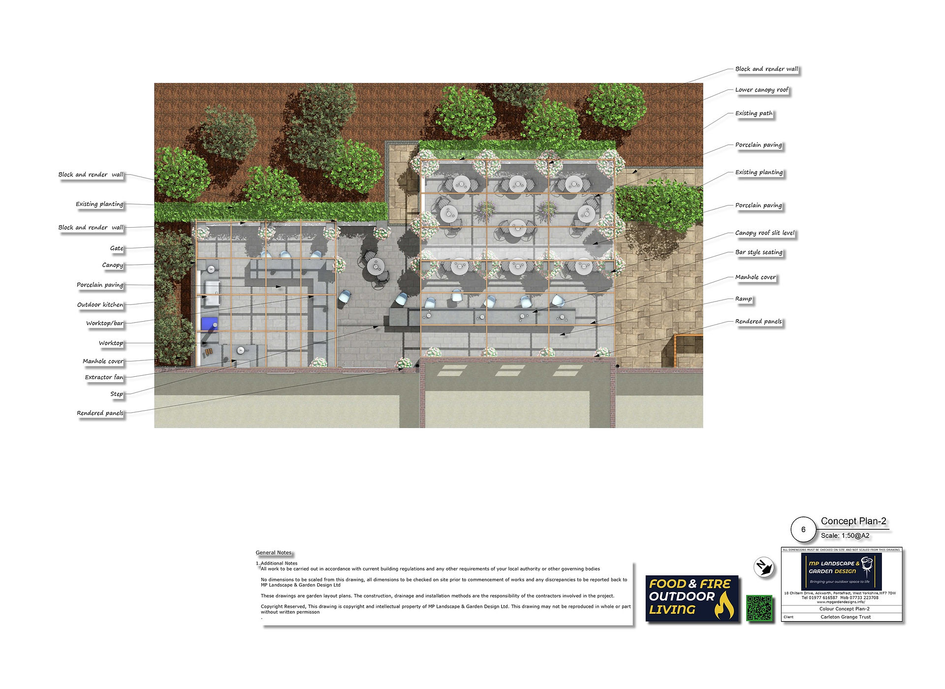 Landscape design for a property in Pontefract by MP Landscape & Garden Design