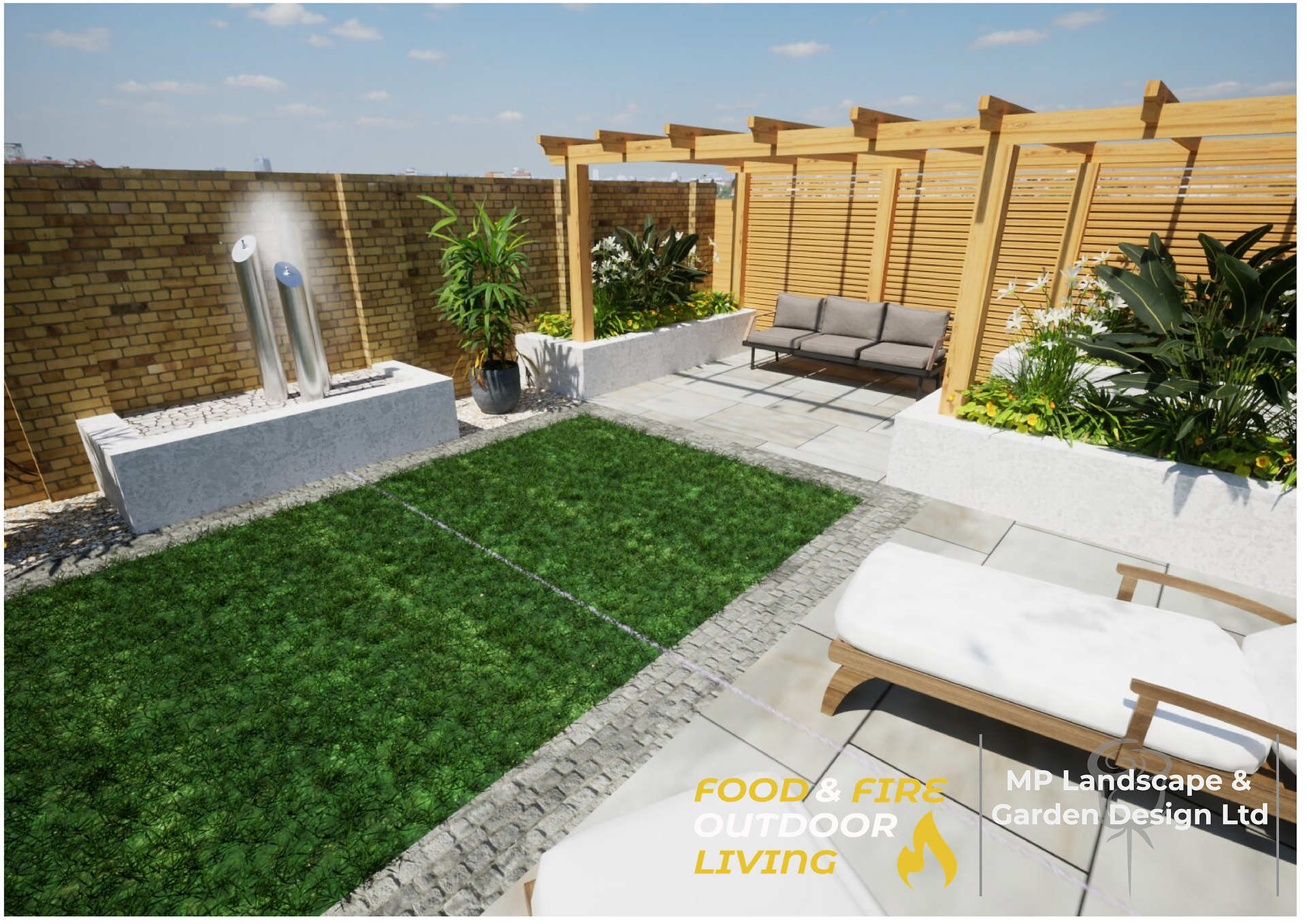 Garden design plans by MP Landscape & Garden Design.