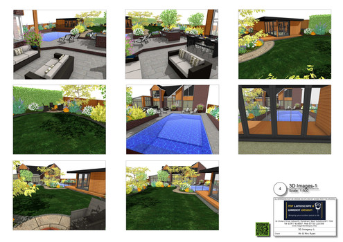 Landscape design with pool, outdoor kitchen, summerhouse for a property in Wakefield by MP Landscape & Garden Design