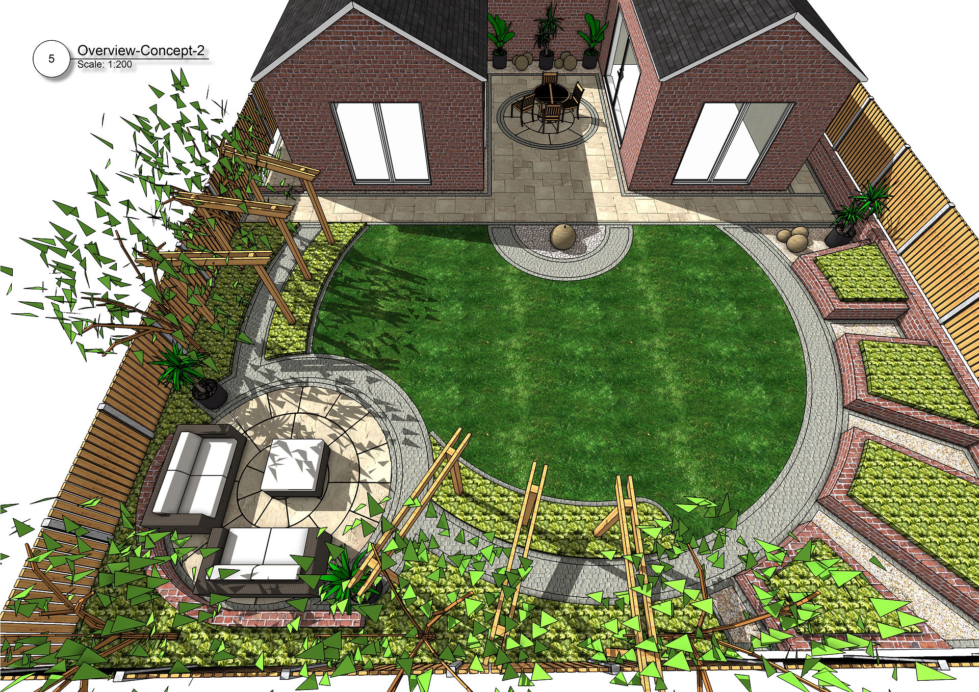 Landscape design plans for a property in Darrington by MP Landscape & Design Ltd.
