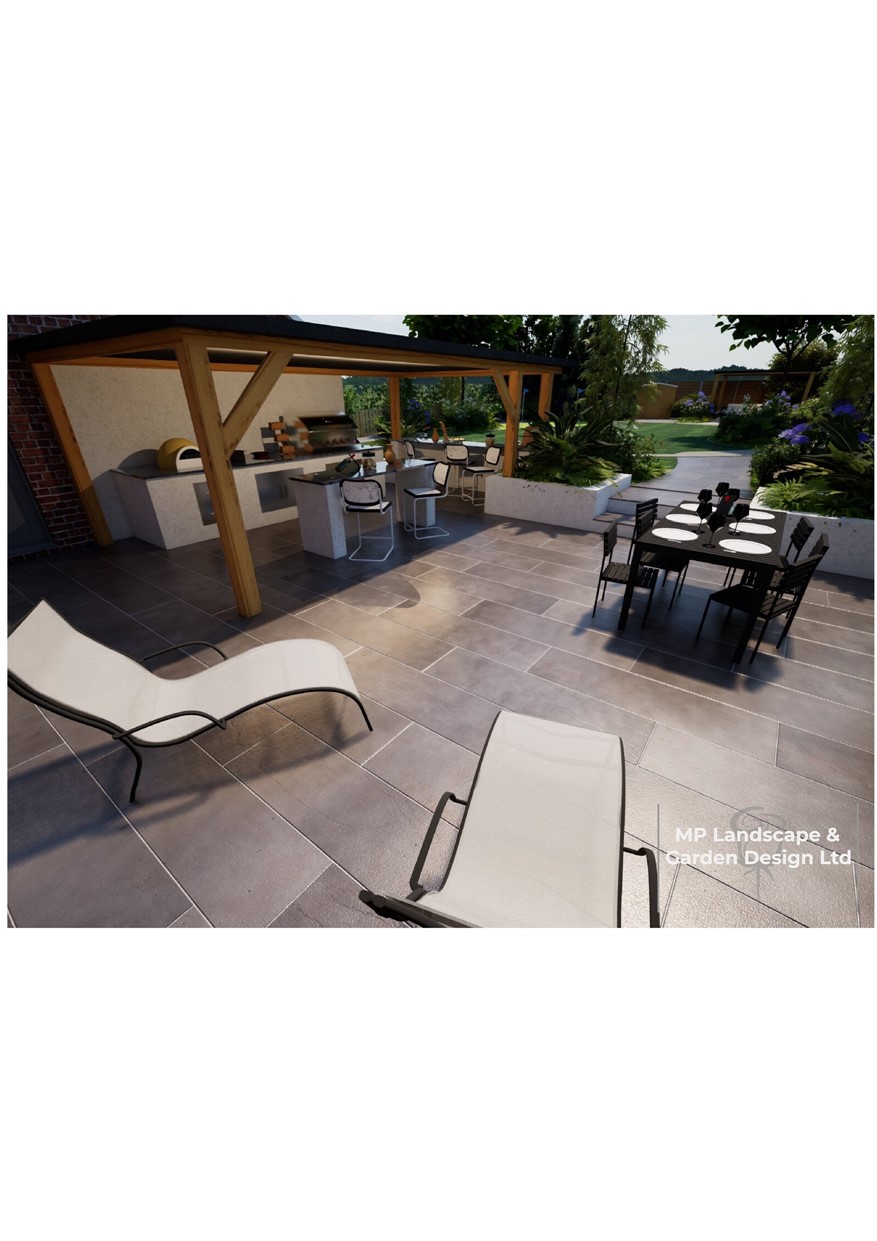 Landscape design for a property in Wakefield by MP Landscape & Garden Design Ltd