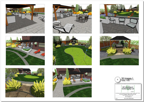 Landscape design for a property in Wakefield by MP Landscape & Garden Design Ltd