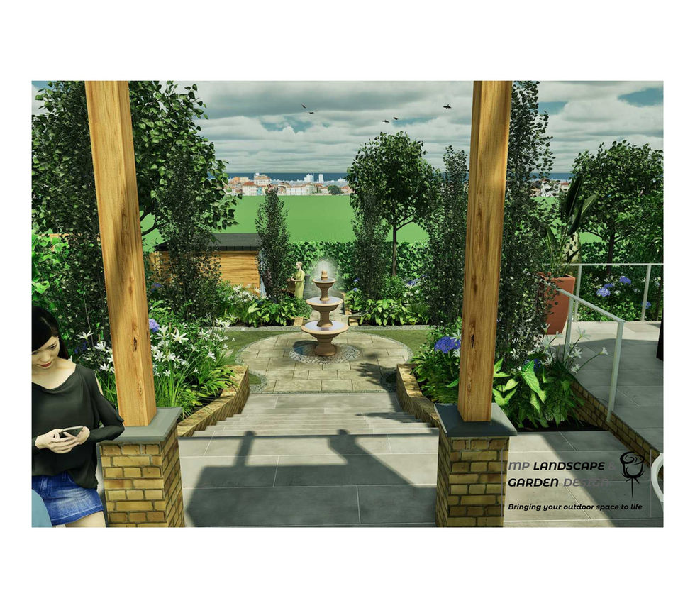 Landscape design plans for a property in Pontefract by MP Landscape & Garden Design
