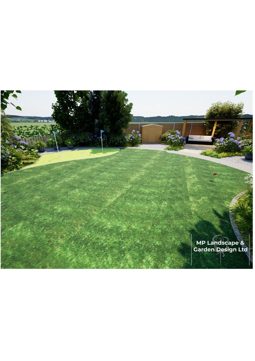 Landscape design for a property in Wakefield by MP Landscape & Garden Design Ltd