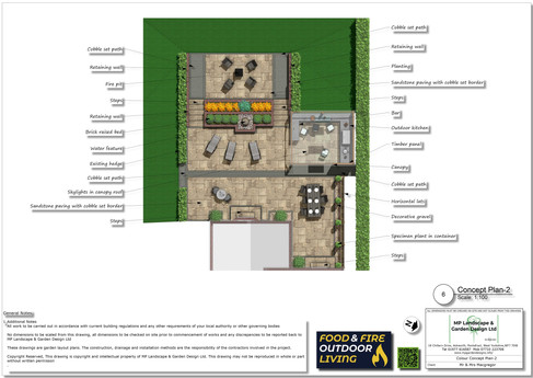 Landscape design for a property in Wakefield by MP Landscape & Garden Design Ltd