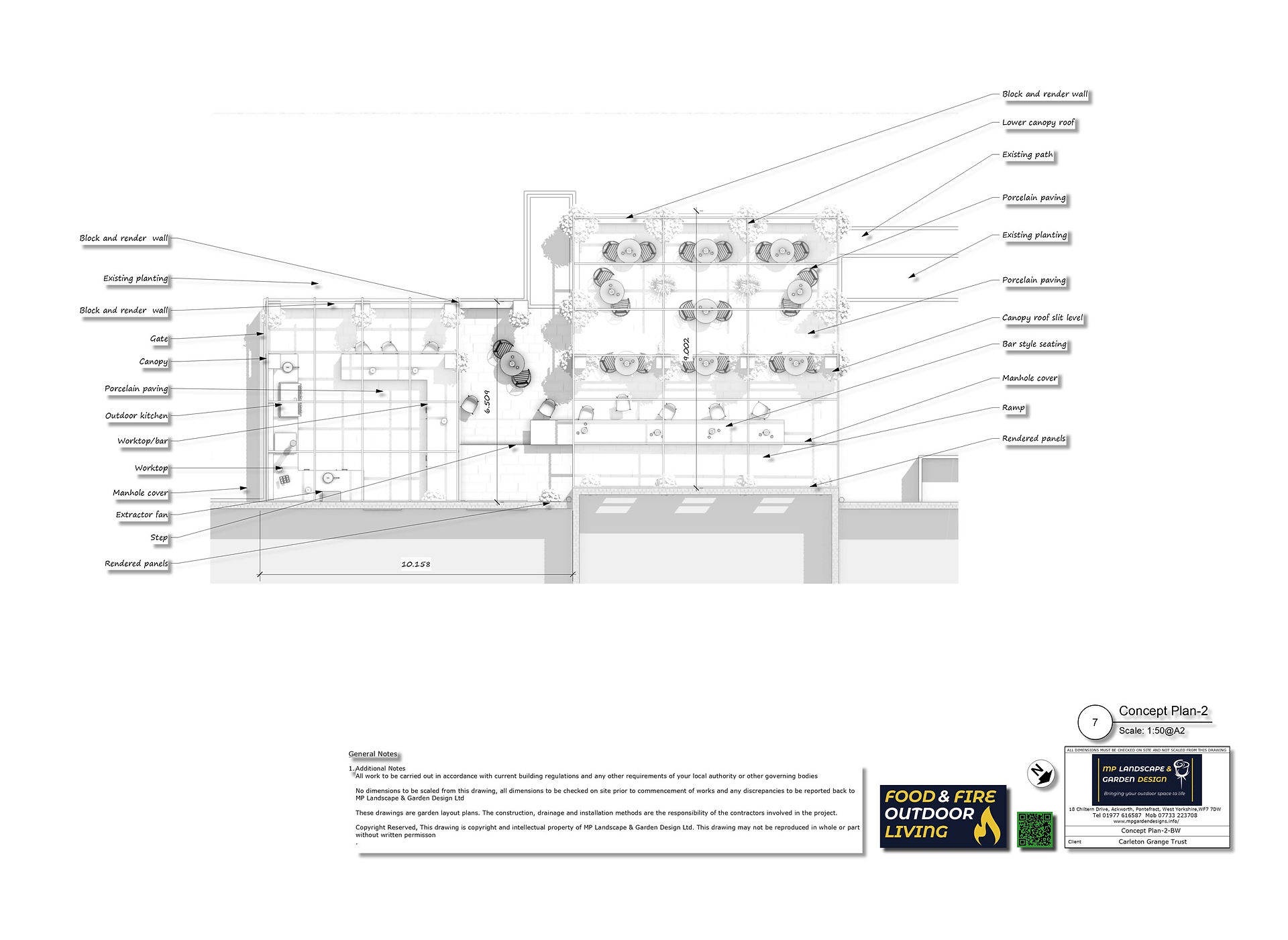 Landscape design for a property in Pontefract by MP Landscape & Garden Design