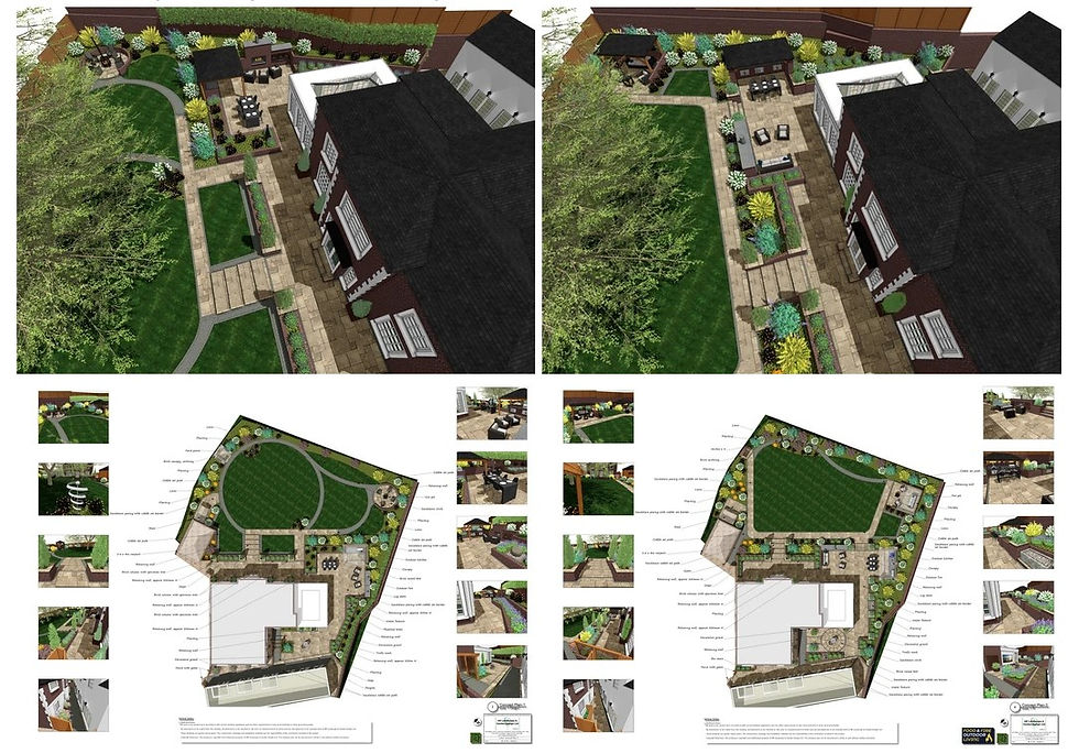 Landscape design for a property in Pontefract by MP Landscape & Garden Design Ltd