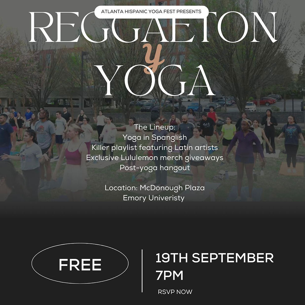 Reggaeton & Yoga at Emory University