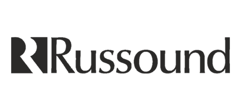 Logo Russound sistemas de audio multiroom.