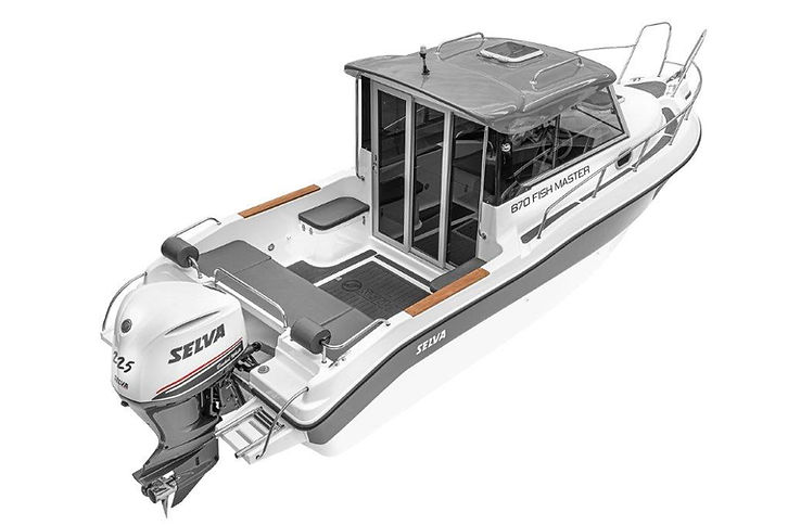 bateaux de pêche selva avec cabine