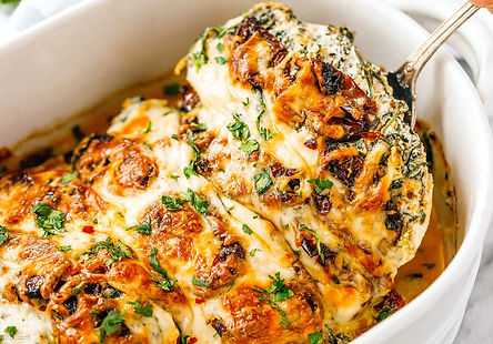 Baked Tuscan Chicken Casserole