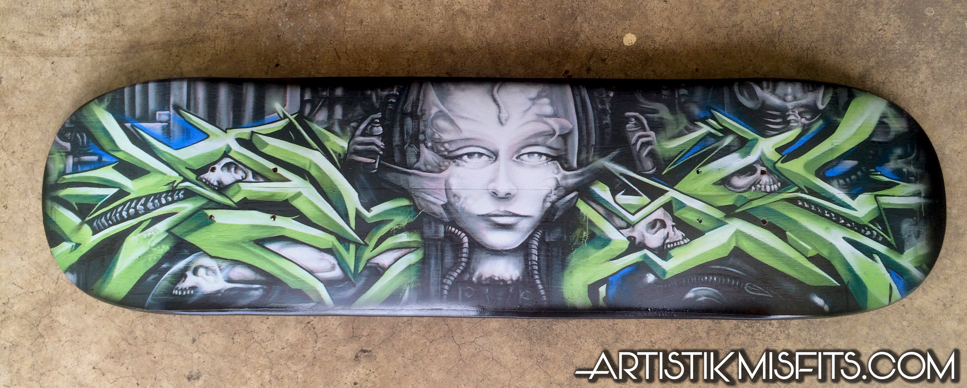 Giger Tribute Skateboard