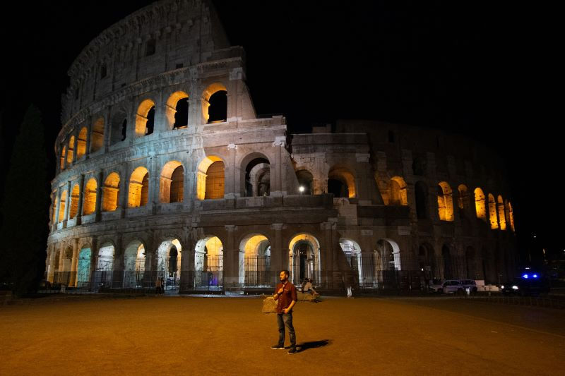 Il Colosseo di notte