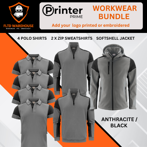 7 Item Personalised Printer Prime Workwear Bundle