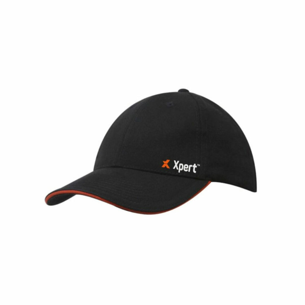 Xpert Core Baseball Cap Black / Orange