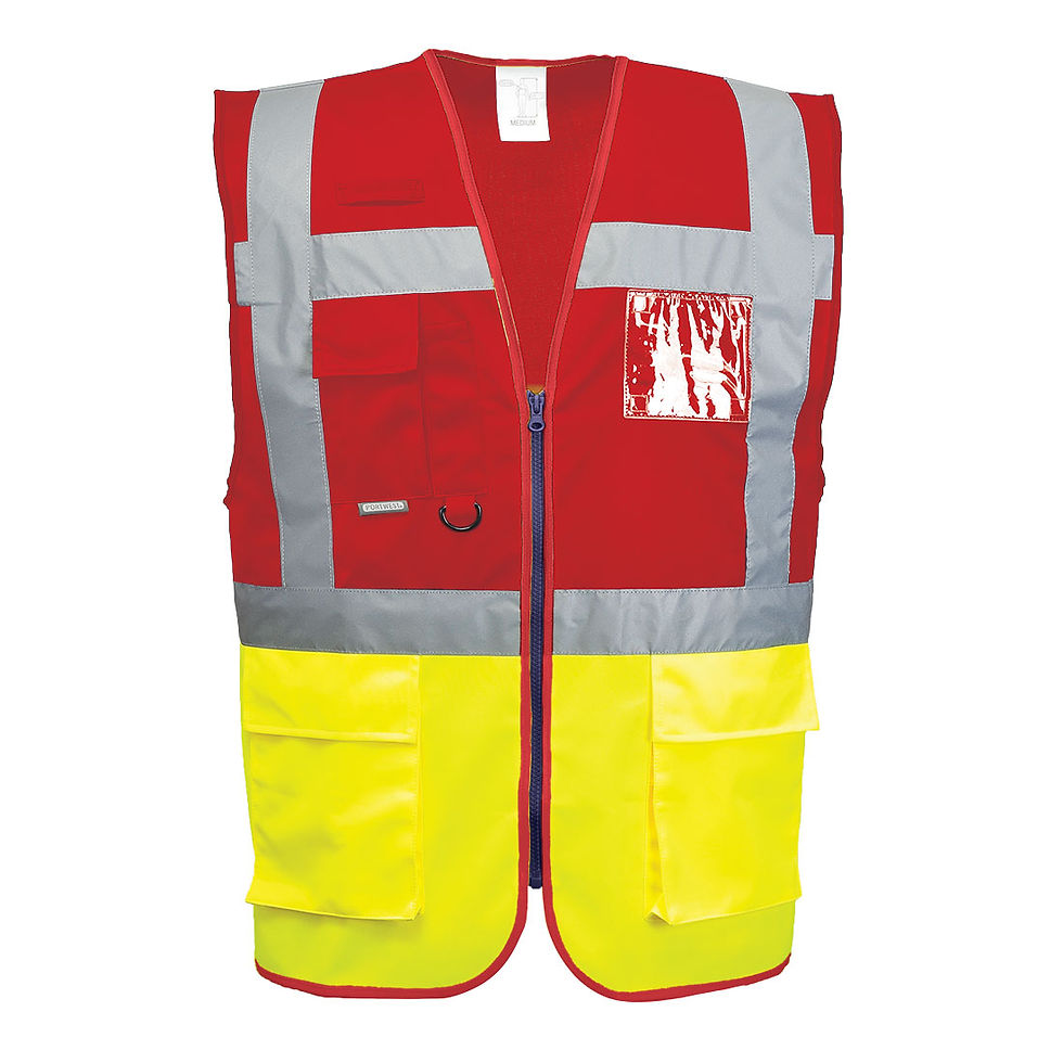 Thumbnail: C276 - Paris Hi-Vis Contrast Executive Vest