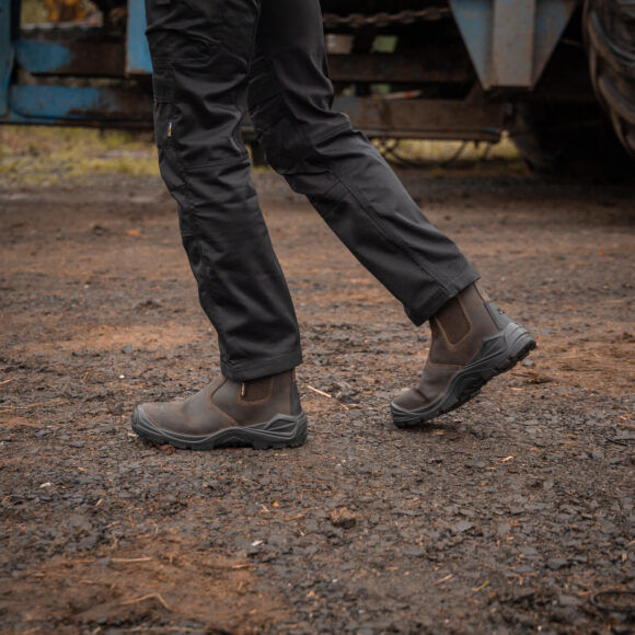 Thumbnail: Xpert Defiant S3 Safety Dealer Boots Brown