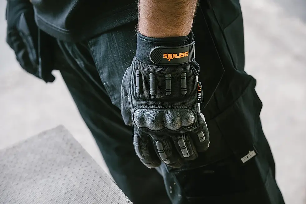 Thumbnail: Scruffs Trade Shock Impact Gloves Black