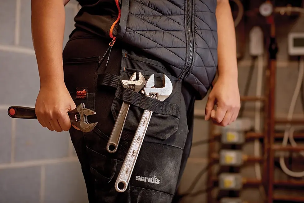 Thumbnail: Scruffs Women's Trade Flex Holster Trousers Black