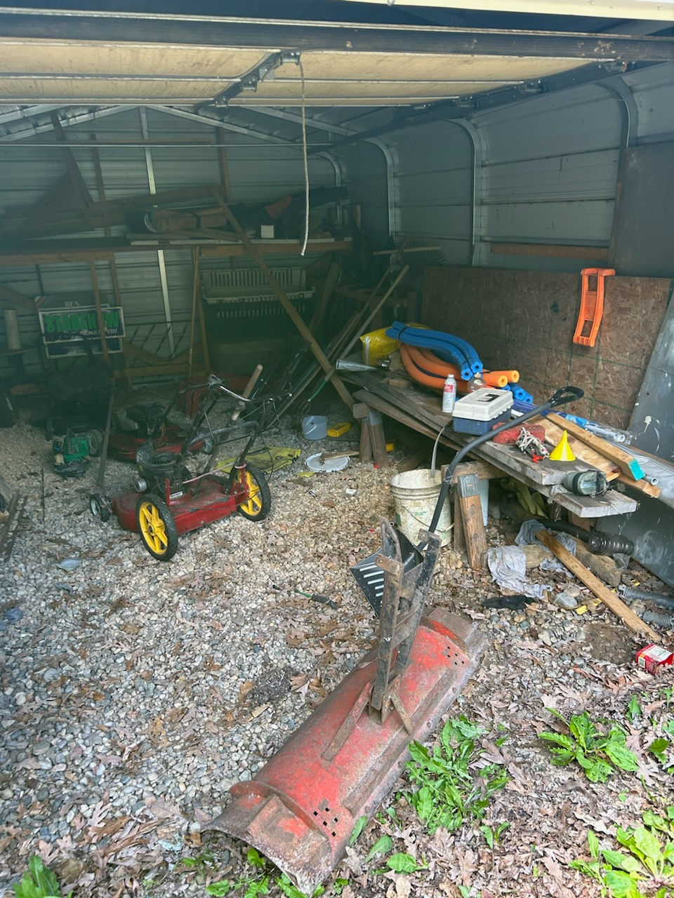outbuilding cleanout