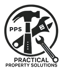 Practical Property Solutions logo - professional handyman and property maintenance services in Mytchett, Camberley, Surrey