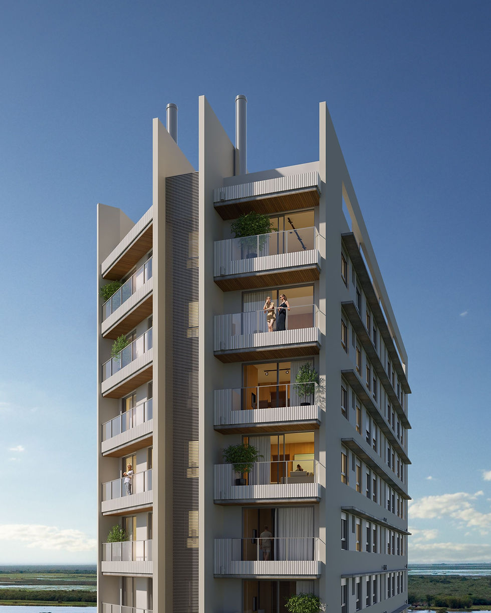 Imagem desenvolvida para o empreendimento Nube da Idealiza Cidadesem Pelotas pela Box Image Studio