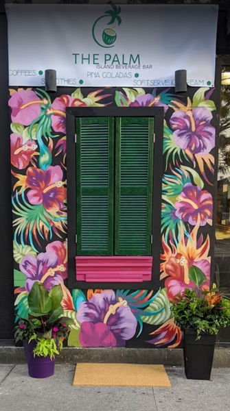 Floral pattern artwork.