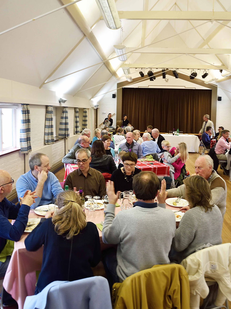 Cumnor Village Hall lunch