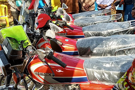 Five new motorbikes on the road in Aru