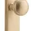 Thumbnail: Milton Door Knob Long Backplate - Passage Latch