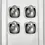 Thumbnail: 4 Gang Flat Plate Toggle Switches