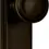 Thumbnail: Milton Door Knob Long Backplate - Passage Latch