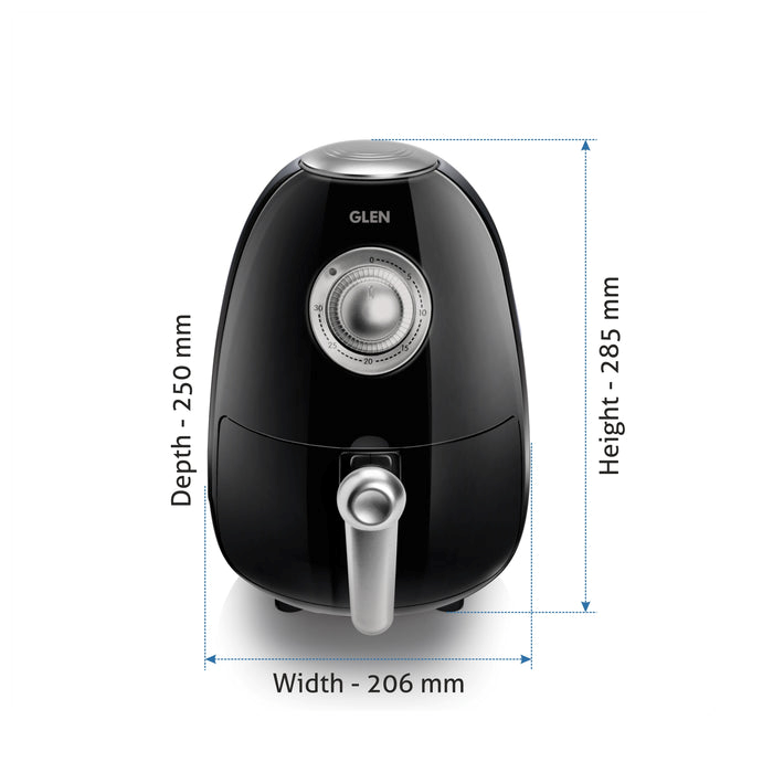Thumbnail: Electric Mini Air Fryer 2 Liters, 800W, Preset Temperature Control -3045