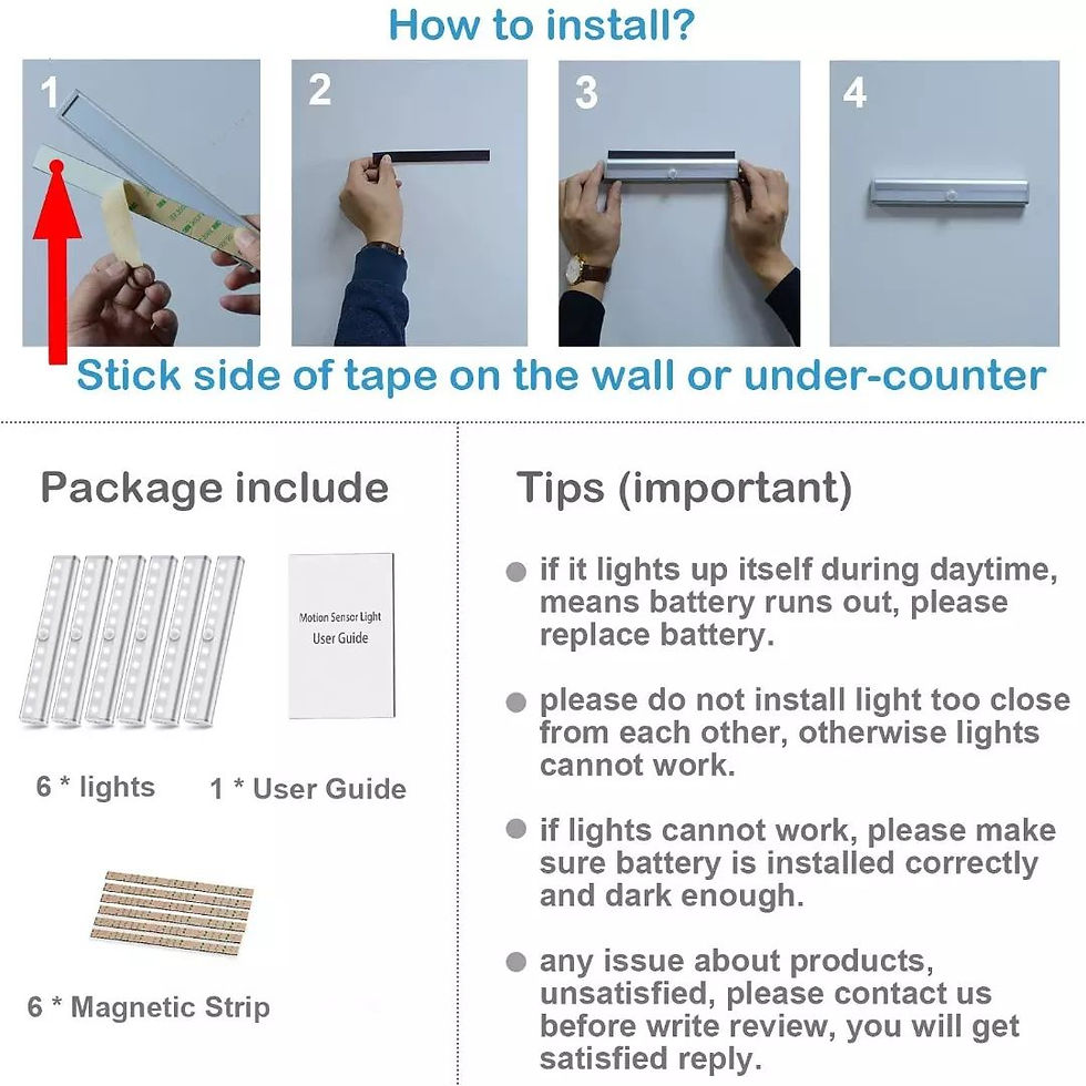Thumbnail: Motion Sensor LED Light