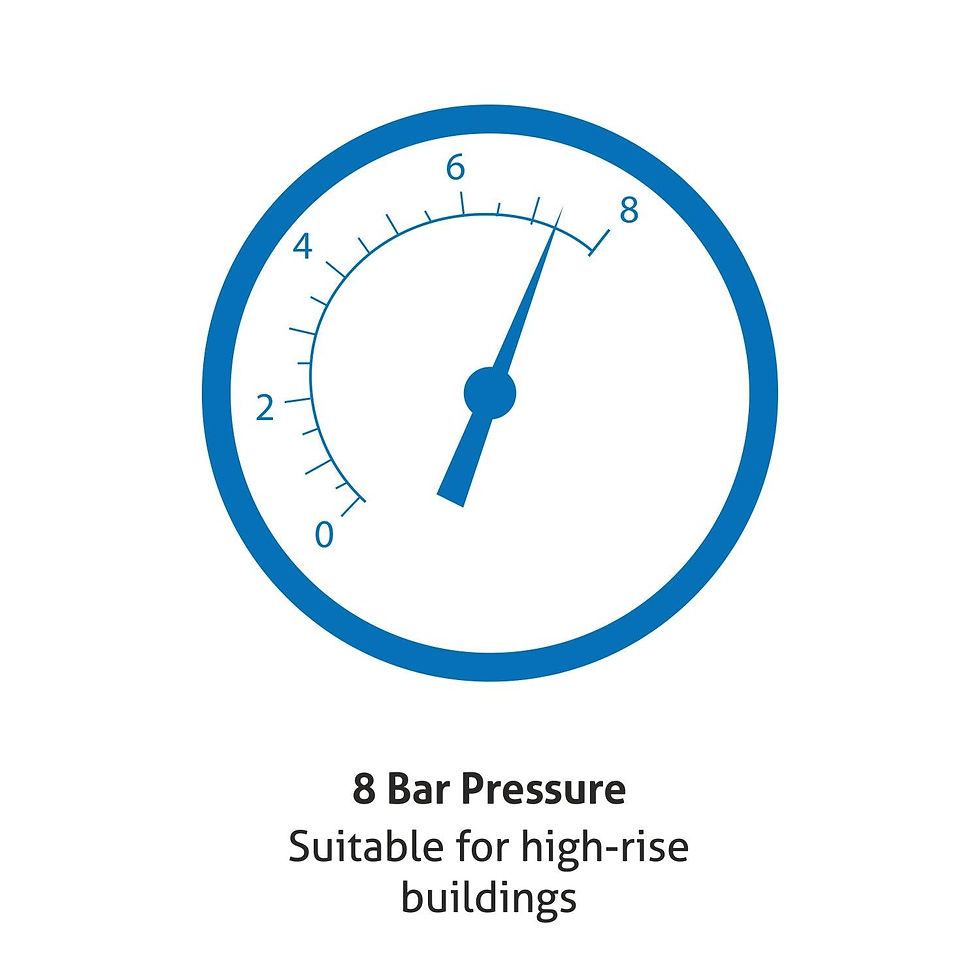 Thumbnail: Glen Water Heater 5 Star Rating, 6 Liter 2000W 8 Bar Pressure Glasslined Element