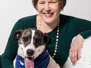Darlene Dziomba and her dog, Billie