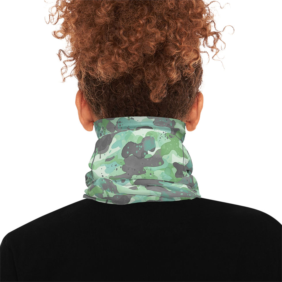 Thumbnail: Largemouth Bass Camo Neck Gaiter – Faith Cast the Line Series