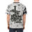 Thumbnail: Savage Faithful — Men’s Black & White Street Graffiti Modern Apostle Tee