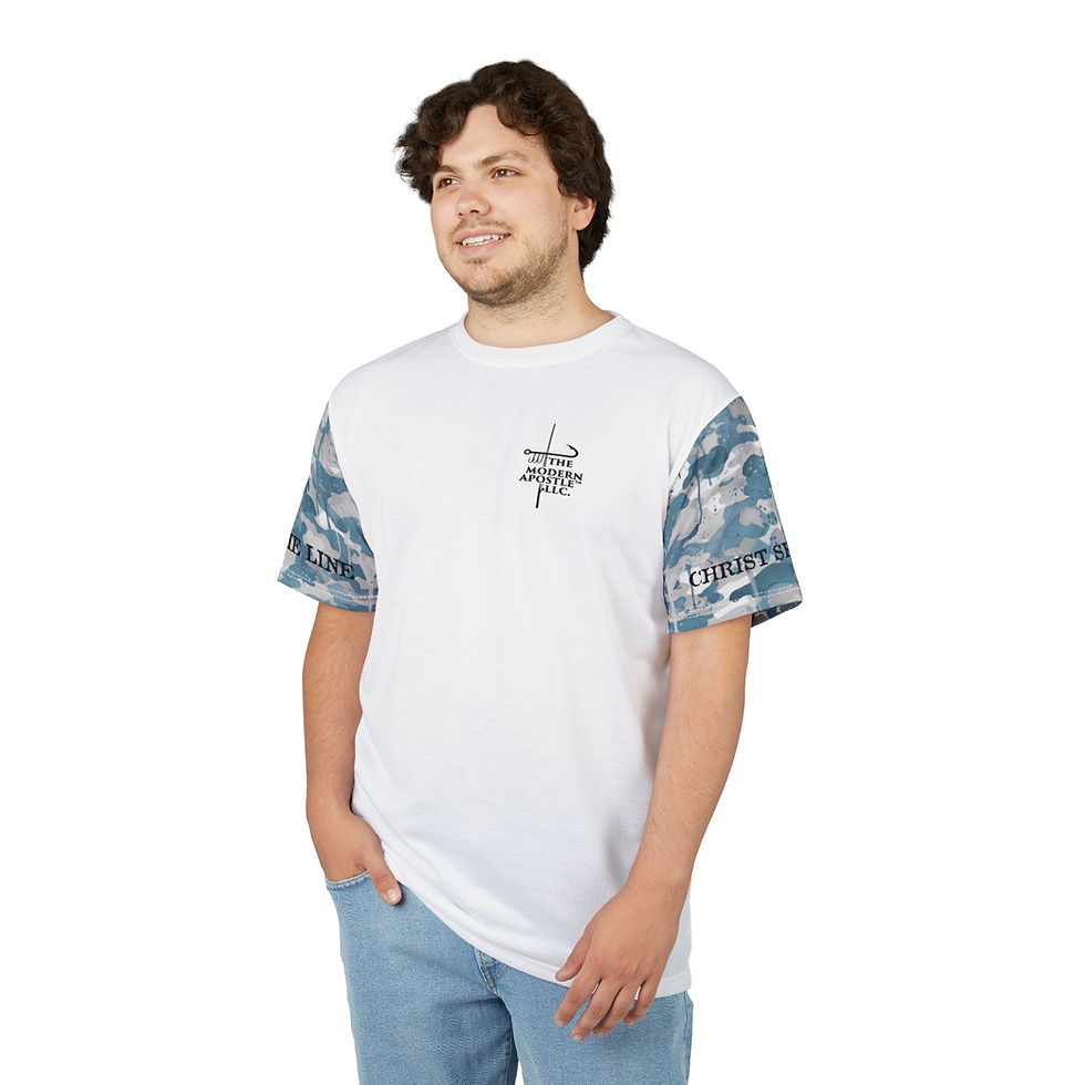 Thumbnail: Blacktip Shark Edition - Men's Light Weight Fishing T-Shirt