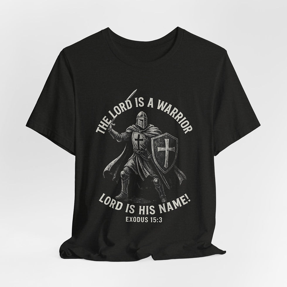 The Lord is a warrior, Lord is his name! - Scripture Tees