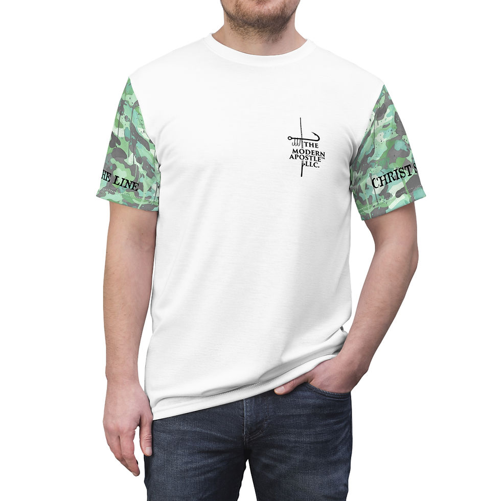 Thumbnail: Largemouth Bass Edition - Men's Light Weight Fishing T-Shirt