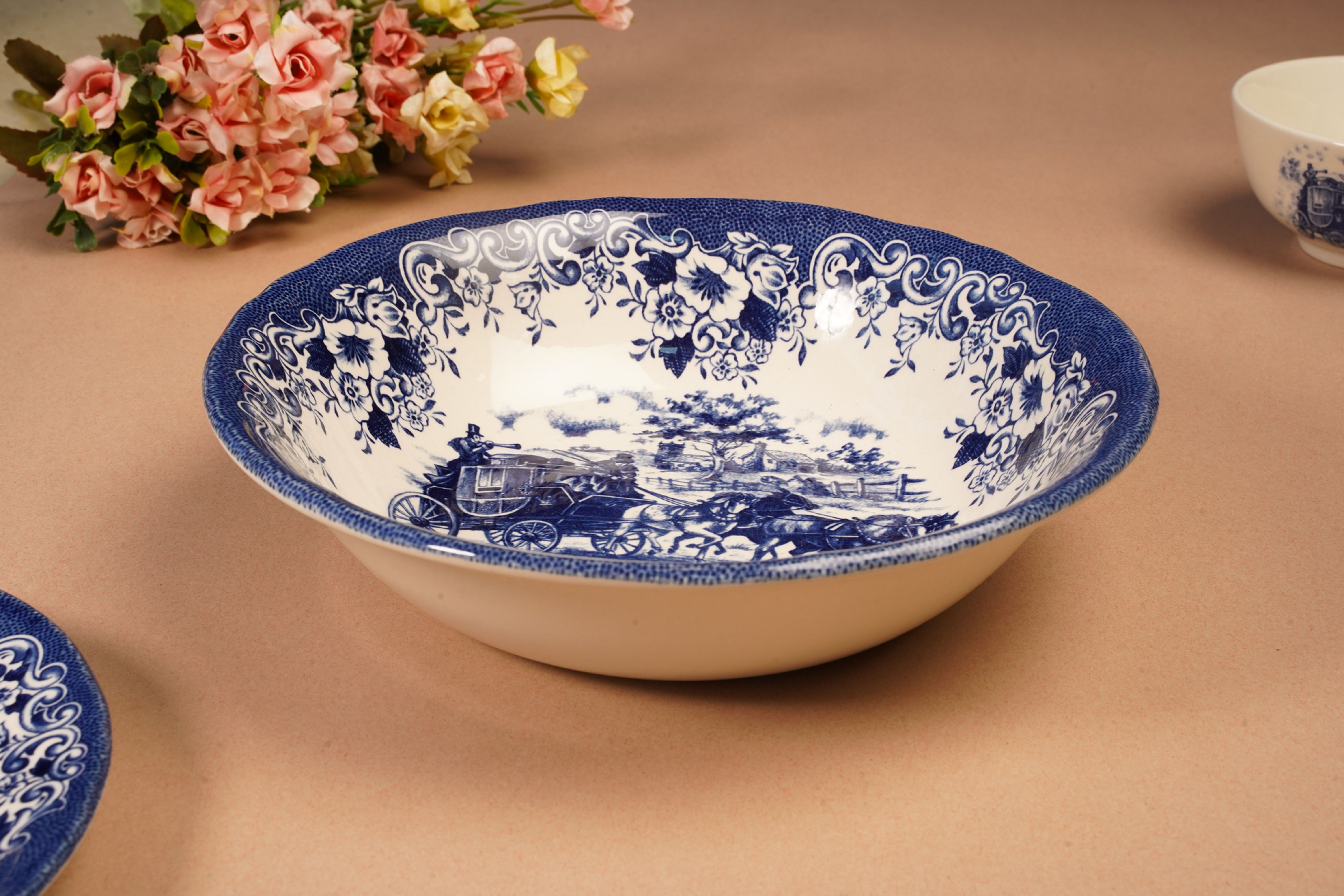 Horse cart victorian Salad Bowl